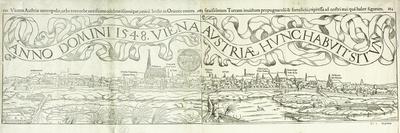 Town View of Vienna in 1548, 1550
