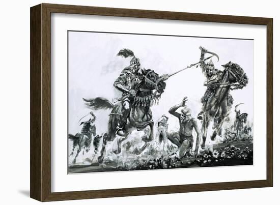 Hans Schiltberger Was Saved on the Turkish Battle Fields by the Warrior Soleiman-Graham Coton-Framed Giclee Print