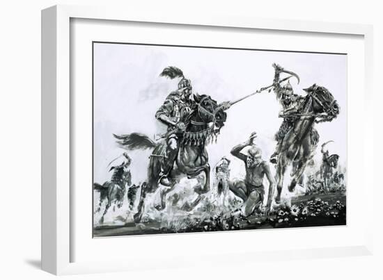 Hans Schiltberger Was Saved on the Turkish Battle Fields by the Warrior Soleiman-Graham Coton-Framed Giclee Print