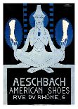 Aeschbach American Shoes-Hans Schoellhorn-Mounted Art Print