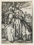 Virgin and Child with a Parrot, 1549-Hans Sebald Beham-Giclee Print