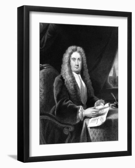 Hans Sloane, English Physician and Naturalist-null-Framed Giclee Print