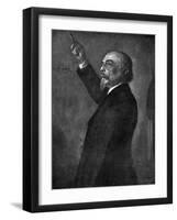 Hans von Bulow (Bülow)-Franz Seraph von Lenbach-Framed Giclee Print