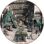 Alchemist's Laboratory, 1595-Hans Vredeman de Vries-Framed Giclee Print