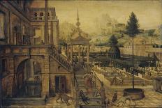 Palace Gardens with Poor Lazarus-Hans Vredeman de Vries-Art Print