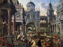 The Queen of Sheba before Solomon, 1601-Hans Vredeman de Vries-Giclee Print