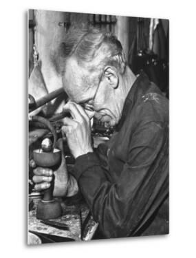 hans wild polishers setter putting dops stones diamond into posters