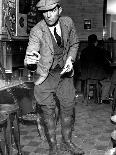 Man Playing Quoits, Like Horse Shoes, in an English Pub-Hans Wild-Photographic Print