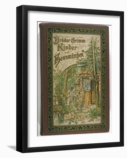 Hansel and Gretel are Invited into Her Cottage by the Evil Witch-V.p. Mohn-Framed Photographic Print