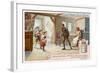 Hansel and Gretel: Hansel and Gretel Return Home after Escaping from the Witch-null-Framed Giclee Print