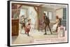 Hansel and Gretel: Hansel and Gretel Return Home after Escaping from the Witch-null-Framed Stretched Canvas