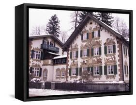 Hansel and Gretel House, Oberammergau, Bavaria, Germany-Sergio Pitamitz-Framed Stretched Canvas