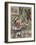 Hansel and Gretel in the Forest, c.1880-Carl Offterdinger-Framed Giclee Print