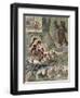 Hansel and Gretel in the Forest, c.1880-Carl Offterdinger-Framed Giclee Print