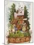 Hansel and Gretel Outside the Gingerbread House-Ludwig Richter-Mounted Premium Giclee Print