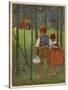 Hansel and Gretel See a Pretty Cottage in the Distance and Think They Might Shelter There-Willy Planck-Stretched Canvas