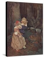 Hansel and Gretel-Jessie Willcox-Smith-Stretched Canvas