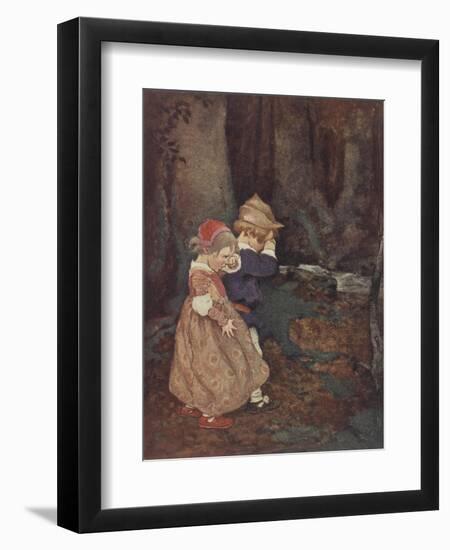 Hansel and Gretel-Jessie Willcox-Smith-Framed Giclee Print