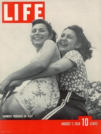 Helen Wachtel and Gladys Kamilhair, International Ladies Garment Workers Union, August 1, 1938