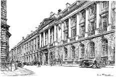 The Exterior of the Rac Clubhouse in Pall Mall, London, 1946-Hanslip Fletcher-Giclee Print