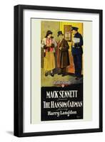 Hansom Cabman-Mack Sennett-Framed Art Print