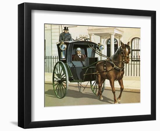 Hanson Cab-John Keay-Framed Premium Giclee Print