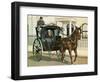 Hanson Cab-John Keay-Framed Giclee Print