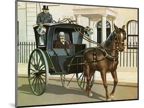 Hanson Cab-John Keay-Mounted Giclee Print