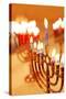 Hanukkah Candles-Carly Hennigan-Stretched Canvas