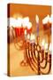 Hanukkah Candles-Carly Hennigan-Stretched Canvas