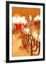 Hanukkah Candles-Carly Hennigan-Framed Photographic Print