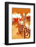 Hanukkah Candles-Carly Hennigan-Framed Photographic Print