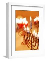 Hanukkah Candles-Carly Hennigan-Framed Photographic Print
