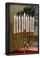 Hanukkha with nine candles, France-Godong-Framed Photographic Print