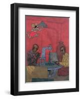 Hanuman - Diamond Polishers, 1996-Shanti Panchal-Framed Giclee Print