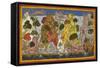 Hanuman Fetches the Magic Herbs-null-Framed Stretched Canvas