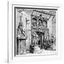 Hanuman Gate of the Royal Palace, Kathmandu, Nepal, 1895-C Goutzwiller-Framed Giclee Print