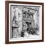 Hanuman Gate of the Royal Palace, Kathmandu, Nepal, 1895-C Goutzwiller-Framed Giclee Print