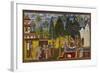 Hanuman in the Ashoka Grove-null-Framed Giclee Print