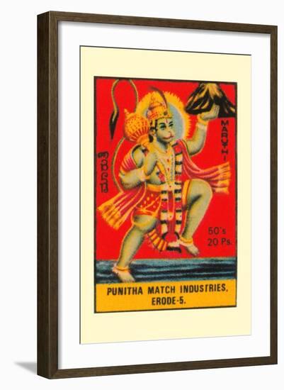 Hanuman - Maruthi-null-Framed Art Print