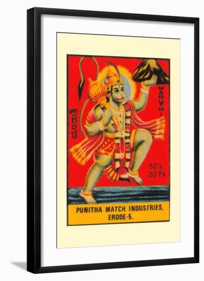 Hanuman - Maruthi-null-Framed Art Print