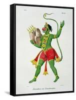 Hanuman-A Geringer-Framed Stretched Canvas