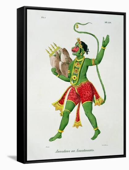 Hanuman-A Geringer-Framed Stretched Canvas