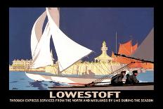 Lowestoft: Through Express Services from the North and Midlands by LMS-Hap Hadley-Laminated Premium Giclee Print