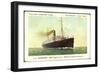 Hapag, D.D. Noordam, Dampfschiff in Fahrt-null-Framed Giclee Print