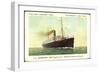 Hapag, D.D. Noordam, Dampfschiff in Fahrt-null-Framed Giclee Print