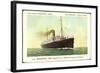 Hapag, D.D. Noordam, Dampfschiff in Fahrt-null-Framed Giclee Print