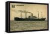 Hapag, D. Oldenburg, Dampfschiff, Rauch Aus D Schlot-null-Framed Stretched Canvas