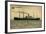 Hapag, D. Oldenburg, Dampfschiff, Rauch Aus D Schlot-null-Framed Giclee Print