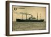 Hapag, D. Oldenburg, Dampfschiff, Rauch Aus D Schlot-null-Framed Giclee Print